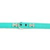 Hunter Halsband Cropue Bone Türkis - XS – Bild 3