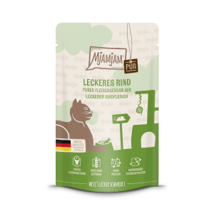 MjAMjAM Katze Rind pur 125gP
