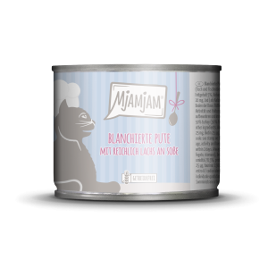 MjAMjAM Katze Pute+Lachs Soße 185gD
